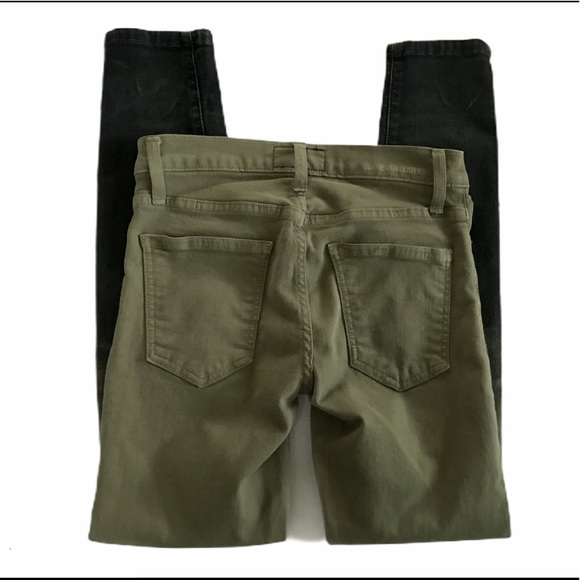 Current/Elliott The Stiletto Ombré Dark Army Green - Picture 5 of 7